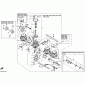 Схема вузла: Карбюратор Yamaha XJR400