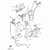 Схема узла: Rpservoir a huile Yamaha DT125 DT125