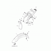 Схема вузла: Крило Yamaha TTR125 TT-R125