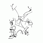 Схема вузла: Електроустаткування 2 Yamaha XV400 Virago