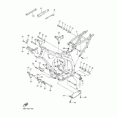 Схема узла: Рама Yamaha YZ450F YZ450F