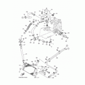 Схема узла: Радиатор и Патрубок системы охлаждения Yamaha YP400