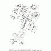 Схема узла: Рулевой механизм Yamaha XV1900 Raider S