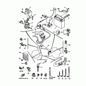 Схема вузла: Электрооборудование 2 Yamaha XV1700 Road Star Midnight