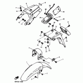 Схема узла: Pare boue Yamaha XTZ660 Tenere