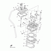 Схема узла: Цилиндр Yamaha YZ450F YZ450F
