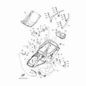 Схема вузла: Сидіння 2 Yamaha XP500 T-MAX 530