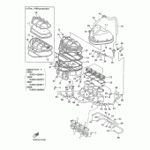 Схема вузла: Впускна система Yamaha YZF-R6/ YZF600 R6