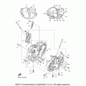 Схема узла: Картер двигателя Yamaha XVS1300 V-Star Deluxe