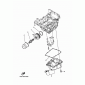 Схема вузла: Фільтр масляний Yamaha MT07/ MTT690 MT-07