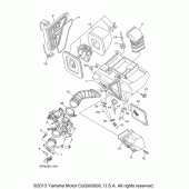 Схема вузла: Впускна система Yamaha TTR125 TT-R125