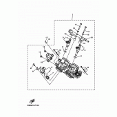 Схема вузла: Впускна система 2 Yamaha MT07/MTT690 MT-07