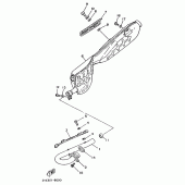 Схема вузла: Вихлопна система Yamaha XT125