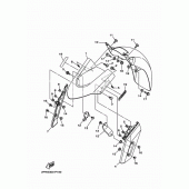 Схема узла: Крыло Yamaha XP500 T-MAX 530