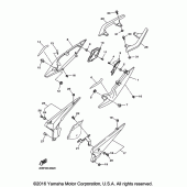 Схема вузла: Бічна кришка Yamaha FZ6 FZ6R