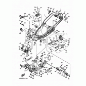 Схема узла: Рама Yamaha YP400