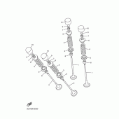 Схема узла: Клапан Yamaha YZF-R6/ YZF600 R6