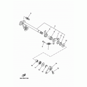 Схема вузла: Вал перемикання Yamaha MT07/MTT690 MT-07 Tracer