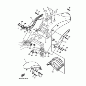 Схема вузла: Крило Yamaha XV1700 Road Star Midnight Warrior