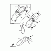 Схема вузла: Крило Yamaha TTR125 TT-R125