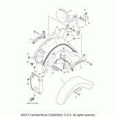 Схема узла: Крыло Yamaha XV1700 Road Star Silverado