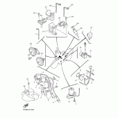 Схема вузла: Електроустаткування 1 Yamaha XJR1300