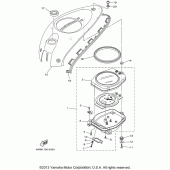 Схема узла: Панель приборов Yamaha XV1600 Road Star Silverado