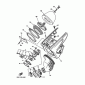 Схема узла: Впускная система Yamaha YZ250 YZ250