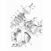Схема вузла: Впускна система Yamaha YZ125