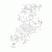 Схема вузла: Облицовочные елементи Yamaha YP250 X-MAX
