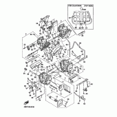 Схема вузла: Карбюратор Yamaha XVZ1300 Royal Star