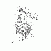 Схема вузла: Фільтр масляний Yamaha XJR1300