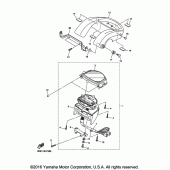 Схема вузла: Панель приладів Yamaha XVS1300 V-Star Tourer