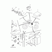 Схема узла: Partie electrique 1 Yamaha TT250R TT-R