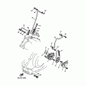 Схема вузла: Масляний насос Yamaha XVS1100 Drag Star