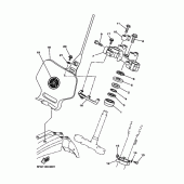 Схема вузла: Рульовий механізм Yamaha TTR225 TT-R225
