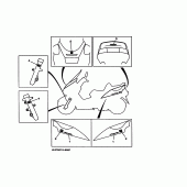 Схема узла: Графика и Эмблема (5CG4) Yamaha YP250 Majesty