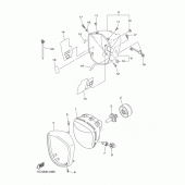 Схема вузла: Фара Yamaha XVS1300 Midnight Star