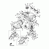 Схема вузла: Паливний бак Yamaha YZF-R6/YZF600 R6 RaceBase