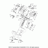 Схема узла: Рулевой механизм Yamaha XV1900 Raider S