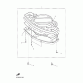 Схема вузла: Панель приладів Yamaha YZF-R6/YZF600 R6