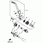 Схема узла: Привод стартера Yamaha YZ125