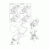 Схема вузла: Крило Yamaha TTR50 TT-R50
