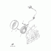 Схема вузла: Генератор Yamaha XP500 T-MAX