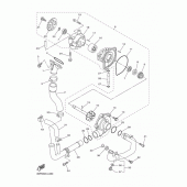Схема вузла: Водяний насос Yamaha FZ8 FZ8 (Naked)