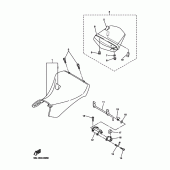 Схема вузла: Сидіння Yamaha YZF-R6/YZF600 R6S
