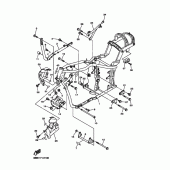 Схема узла: Рама Yamaha XVS1100 V-Star Custom