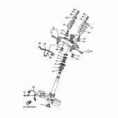 Схема узла: Рулевой механизм Yamaha MT01 MT-01