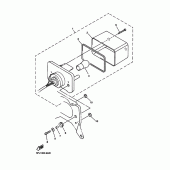 Схема вузла: Задній ліхтар (Стоп-сигнал) Yamaha YZF-R7 R7