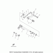 Схема узла: Вал переключения Yamaha XT250 XT250